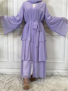 Vêtements ethniques mode musulmane Abaya Robe pour femmes Cardigan Robe dubaï turc vêtements d'extérieur islamiques grande taille africaine