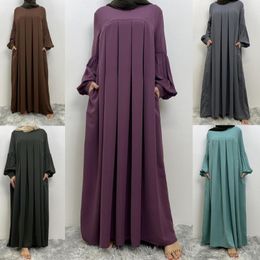 Etnische kleding Moslim Fashion Dubai Abaya Long hijab Jurken Losse gewaad Islam Abayas Afrikaans voor vrouwen Kaftan Musulmane