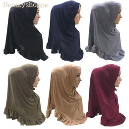 Vêtements ethniques Headscarts musulmans prêts à porter Hijab instantané lacet up al-Amira muslim châle islamique.