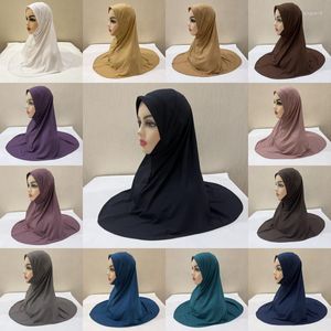 Etnische kleding moslim islamc gewone trui hijab instant headscarf tulband hoed vrouwen amira cap sjaals Arabische hoofddeksels voor tienermeisjes