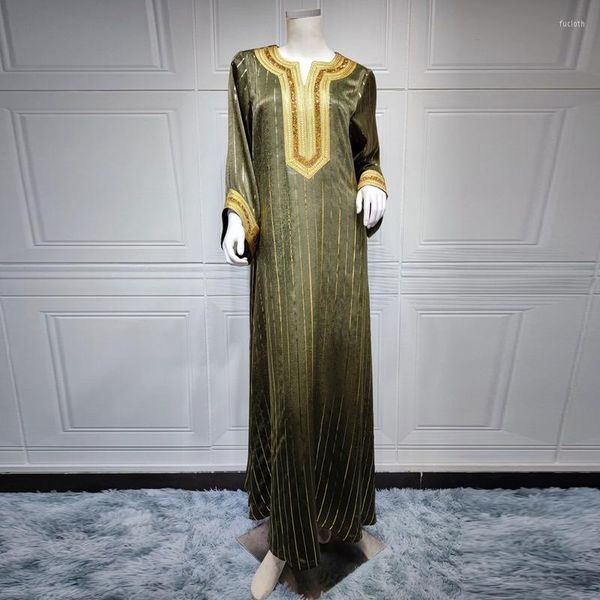 Ropa étnica musulmán Kaftan Abaya vestido Kimono mujeres Dubai noche vestidos elegantes bata árabe mujer islámico 2023 Eid Mubarak Ramadán