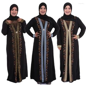 Vêtements ethniques Femmes musulmanes traditionnelles Robe de prière Égyptienne Abaya Caftan Marocain Design modeste Kaftan Tissu tricoté