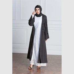 Vêtements ethniques Robe de femme musulmane Mode Cardigan Robes en gros Dubaï Moyen-Orient Arabie Saoudite Abaya Long Donsignet