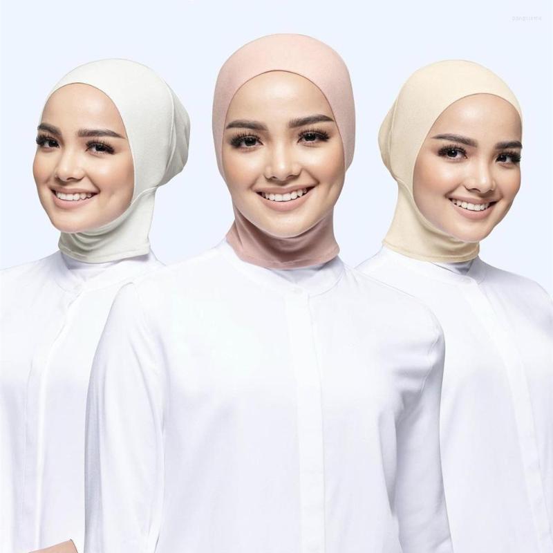Vêtements ethniques Hijab pour femmes musulmanes Bonnet sous-écharpe cou couvert intérieur en jersey de coton de haute qualité bonnet de nuit