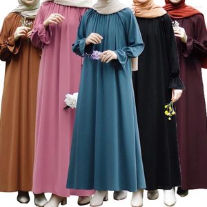 Vêtements ethniques Femmes musulmanes Hobe maxi modeste Abaya Dubai Turquie Kaftan Eid Ramadan Islamic Arab Robe Djellaba Prayer Garment Caftan
