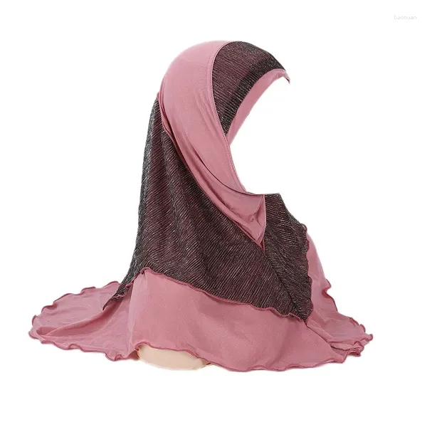 Vêtements ethniques Femmes musulmanes One Piece Amira Instant Hijab Scarpe enveloppe Turban Ramadan Islamic Headscarf Khimar Pull On Ready Fabriqué à porter