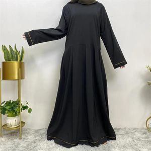 Vêtements ethniques Femmes musulmanes Ramadan Eid Abaya Long Maxi Robe Turquie Islamique Robe arabe Caftan Modest Kaftan Dubai Femme Musulmane