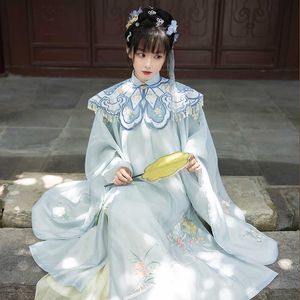 Vêtements ethniques Nouvelle Dynastie Ming Hanfu Traditionnel Pour Femmes Adulte Élégant Longue Robe Chinoise Classique Danse Scène Performance Robe DQL5959 G230428