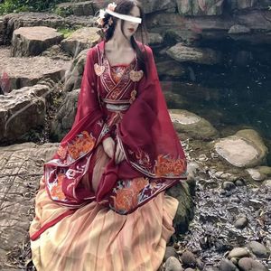 Vêtements ethniques Dynasties du Nord et du Sud Hanfu Sexy Femmes Robes chinoises Automne Hiver Robe de mode Mariage 231212