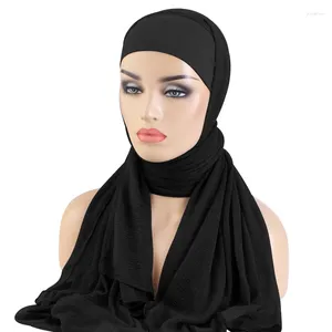 Vêtements ethniques One Piece Amira Instant Hat Hijab Scarf Femmes musulmanes tire sur des gâles prêts prêts