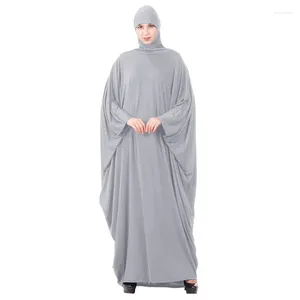 Vêtements ethniques One Piece Femmes musulmanes Pray Robe Hooded Abaya Islamic Modest Abayas Overhead Traditional Prayer Garment Eid Ramadan