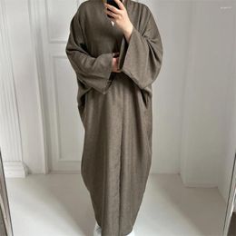 Ropa étnica frontal abaya abaya kimono mujeres musulmanes cárdigan maxi vestir pavo árabe kaftan caftan dubai saudi modesta exterior islámica