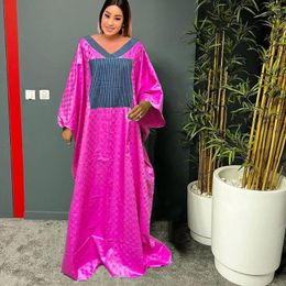 Vêtements ethniques Original Bazin Riche Long Robes pour les femmes africaines Party Top Quality Dashiki Robe