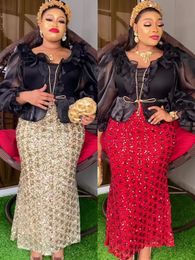 Vêtements ethniques grande taille robes de soirée africaines femmes Dashiki Ankara Sequin mariage robe de soirée Turquie musulman Maxi robe Afrique vêtements 230616