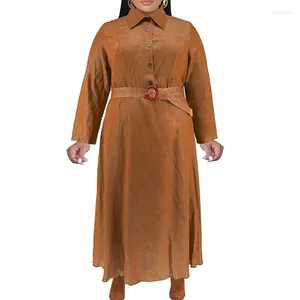 Vêtements ethniques Plus Taille Robes africaines élégantes pour femmes Dashiki Automne Hiver Maxi Robe Dames Fée Traditionnelle Dreaes
