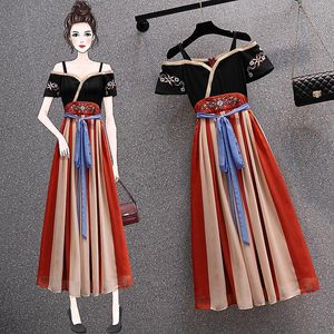 Etnische kleding plus size dames 2023 cheongsam rok jurk zomer Chinese stijl oude verbeterde hanfu retro super fee