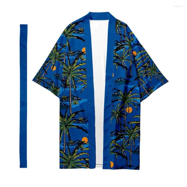 Vêtements ethniques Plus Taille XXS-6XL Été Long Style Lâche Cardigan Japonais Femmes et Hommes Harajuku Haori Kimono Cosplay Top Yukata Robe