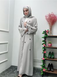 Etnische kledinggebed Jalabiyat Ramadan 2023 Moslimvrouw Abaya Jilbab Islamitische jurken Khimar Caftan Marocain Qatar Oman Turkije Robe 230324