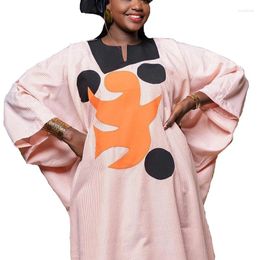 Ropa étnica Vestido de caftán estampado Kanga África Moda Kaftan Vestidos africanos Ropa para mujeres Dashiki Robe Africaine 2024