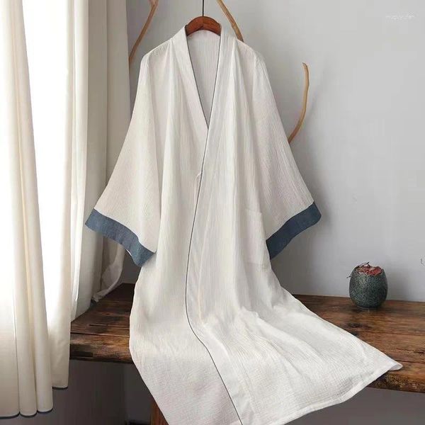 Vêtements ethniques coton pur pyjamas chinois traditionnel hanfu robe hommes femmes printemps d'été de maison encens costume ancienne de base intérieure usure