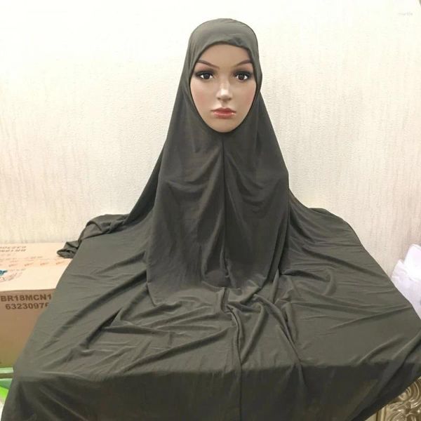 Vêtements ethniques Ramadan Abaya Femmes Prière musulmane Longue Khimar Écharpe Overhead Hijab Châle Eid Veil Couverture complète Headwrap Vêtements islamiques Burqa