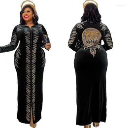 Vêtements ethniques Ramadan Dubai Abaya Robes de soirée Diamond Islam Vêtements Turquie Arabe musulman Black Hijab Robe Femme Djellaba Robe