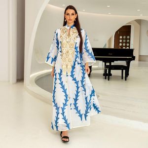 Vêtements ethniques Ramadan Dubai Abaya Pour Femmes Broderie Caftan Robe Femme Turquie Robes Eid Islam Dames Morroco Caftan Jalabiya