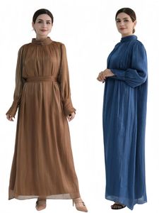Vêtements ethniques Ramadan Eid Fashion Dubai Flash Abaya Muslim Long Dress Kaftan Abayas For Women Caftan Marocain Robe Femme Musulmane