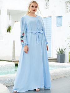 Vêtements ethniques Ramadan Eid Moubarak Robe Longue Abaya Dubai Turquie Arabe Musulman Long Robes pour femmes Kaftan Morocain Aid
