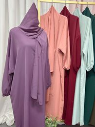 Vêtements ethniques Ramadan Eid Mubarak Khimar Robe Femme Musulmane Abaya Dubaï Pakistan Turquie Islam Musulman Robe Kaftans Abayas Pour Femmes