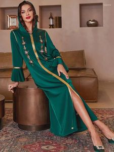 Vêtements ethniques Ramadan Eid Mubarak Marocain Kaftan Abaya Dubaï Musulman Pakistanais Arabe Turquie Islam Robes Longues Abayas Pour Femmes Robe