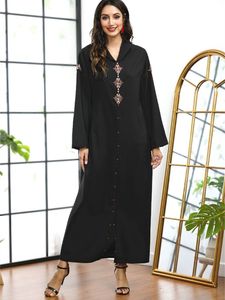 Vêtements ethniques Ramadan Eid Mubarak Robe Femme Musulmane Kaftans pour femmes Dubaï Abaya Turquie Musulman Longue Robe Hijab Islam Caftan 230324