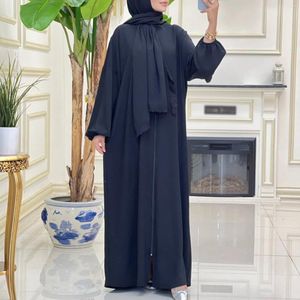 Etnische kleding Ramadan Eid Moslim Hijab Jurk Gewaden Musulmane Abaya Elegante Zachte Islam Kaftans Abaya Voor Vrouwen Arabische Eredienst