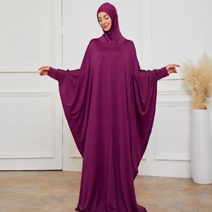 Vêtements ethniques Ramadan Eid musulman Hijab Khmira robes pour femmes Abaya dubaï arabie islamique prière turquie Robe Femme caftan Robes