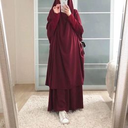 Etnische kleding Ramadan Eid Moslim Gebed Gebed kleding Jurk Vrouwen Abaya Jilbab Hijab Long Khimar Robe Abayas Islam Clothing Niqab Djellaba Burka 230325