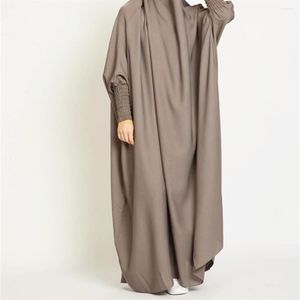 Vêtements Ethniques Ramadan Eid Prière Musulmane Vêtement Robe Femmes Abaya Jilbab Hijab Long Khimar Robe Abayas Islam Niqab Djellaba Burk303W