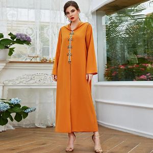 Vêtements ethniques Ramadan capuche longue robe diamants robe femme musulmane costume maroc arabe dubaï haute qualité modeste