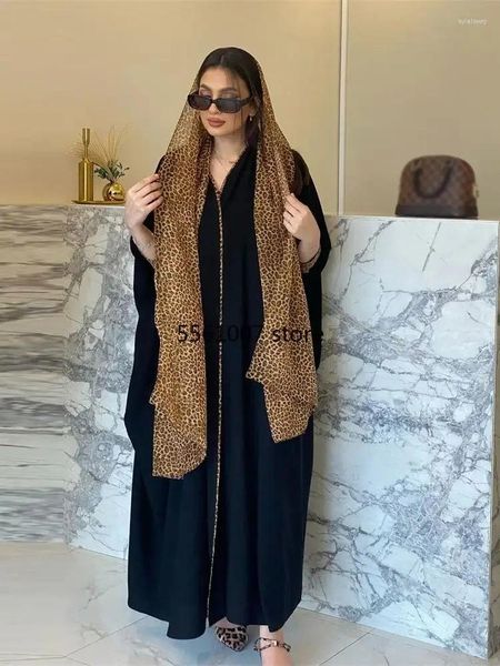 Vêtements ethniques Ramadan Khimar Kimono Dubaï Abaya Vêtements de prière Femmes Kaftan Arabie Saoudite Turquie Islam Musulman Hijab Robe Robe Femme