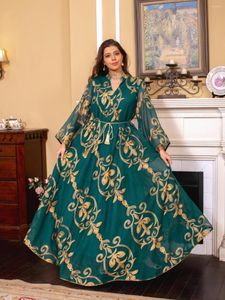 Vêtements ethniques Ramadan musulman caftan Abaya Robe femmes dubaï Abayas luxe Robe de soirée élégante fête africaine Maxi Robe Djellaba Femme