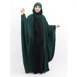 Vêtements ethniques Ramadan musulman ouvert Abaya Dress Femmes Eid Mubarak Long Maxi Robe Dubaï Turquie Islam Kaftans surdimensionné Vestido