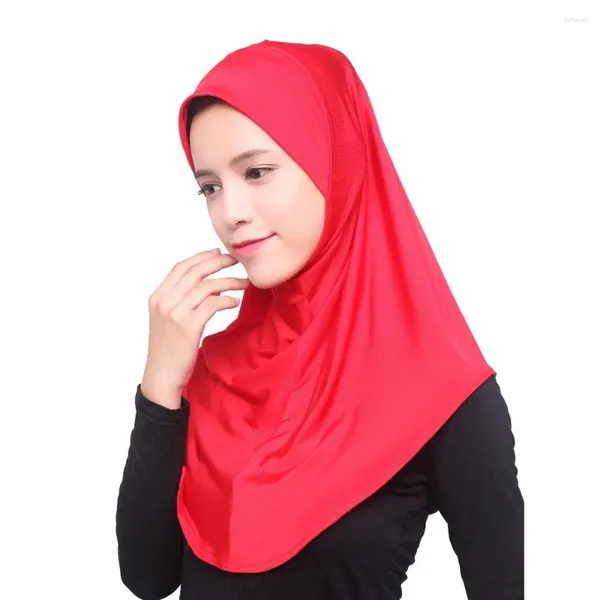 Vêtements ethniques Ramadan Femmes musulmanes Hijab Couverture complète Écharpe instantanée Châle Turban Bonnet Chemo Cap Prière islamique One Piece Amira Foulard