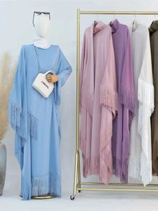 Vêtements ethniques Ramadan Niqab Abaya Vêtements de prière Femmes Kaftan Turquie arabe Islam Muslim Long Robe Ka Caftan Marocain Robe Femme Musulmane T240510