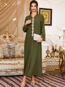 Vêtements ethniques Ramadan Robe Longue Djellaba Femme Caftan Dubaï Abaya Arabe Turquie Islam Pakistan Musulman Robe Pour Femmes Modeste Caftan