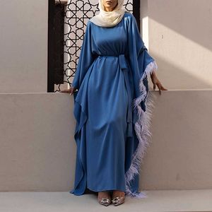 Vêtements ethniques robe djellaba femme vestidos kaftan dubai abaya dinde dinde mode musulman robe hijab robe islam habille robes abayas for women caftan t240510