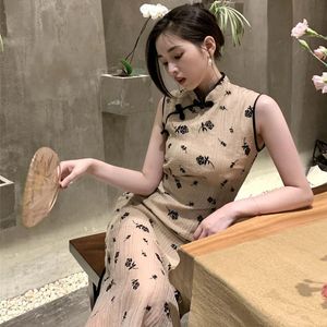 Ropa étnica Rose Manor Retro Girl Cheongsam Vestidos chinos Elegante Mejorado Qipao DressYoung Girls Sexy Modern Weding Party Vestido de mujer