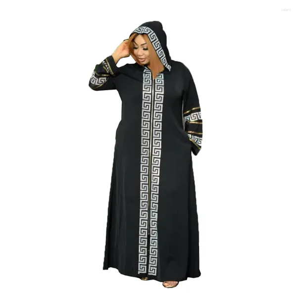 Vêtements ethniques Vente Femmes Afrique Party Wear Mousseline de soie Caftan Robe Robes de soirée islamiques Robe musulmane Boubou Kaftan Abaya Africain