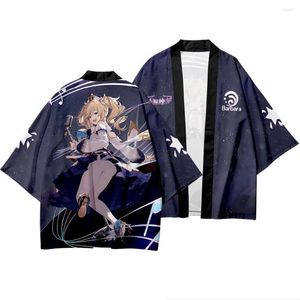 Vêtements ethniques Sexy Beach Yukata Kawaii Cartoon Anime Loose Japanese Streetwear Cardigan Femmes Hommes Harajuku Haori Kimono Cosplay Top Shirts
