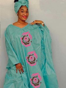 Vêtements ethniques Brillant Bazin Riche Femme Party Robes longues originales pour femmes africaines Dashiki Robe Top Qualité