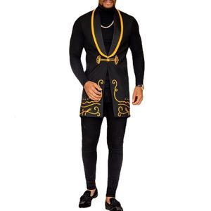 Vêtements ethniques printemps et été hommes africains impression grande taille manteau vêtements africains pour hommes vêtements africains S-4XL 230425