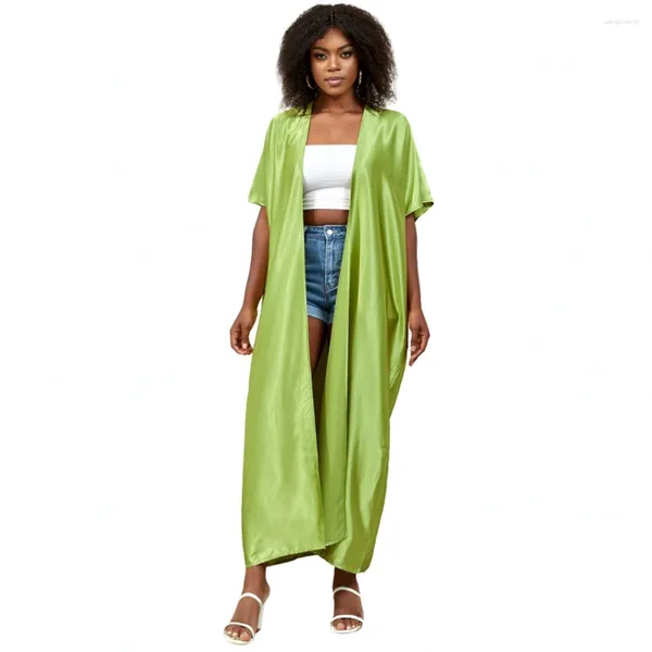 Ropa étnica Primavera Otoño Vestidos africanos para mujeres Disfraces sexy Kimono japonés Yukata Cardigan Pijamas Bata de baño suave Vestido